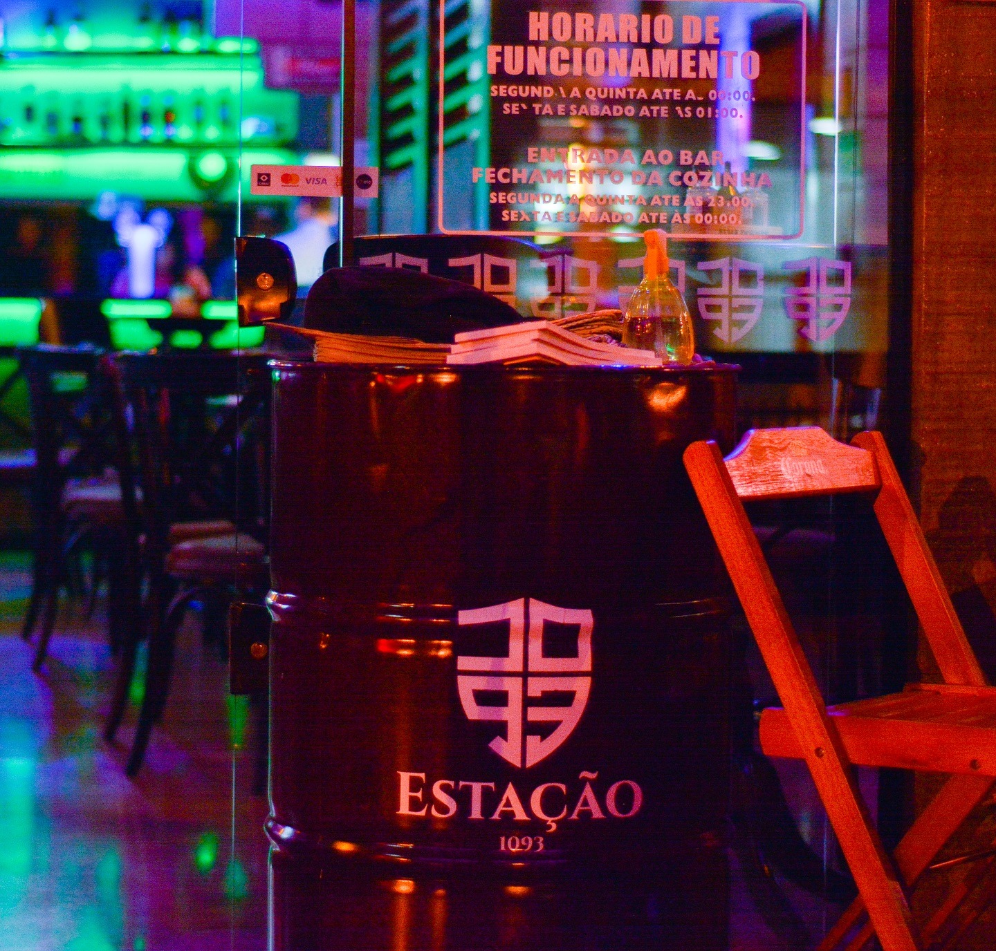 Foto panorâmica da Cascata da Harmonia