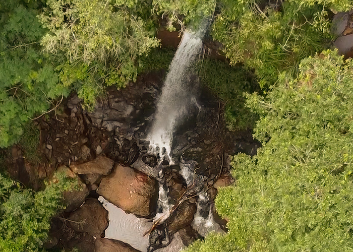 Foto panorâmica da igreja