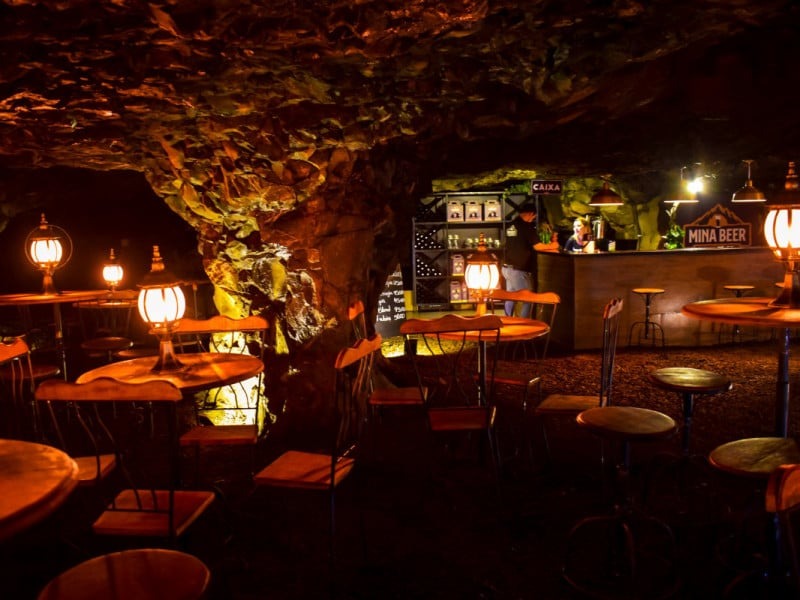 Foto panorâmica da igreja