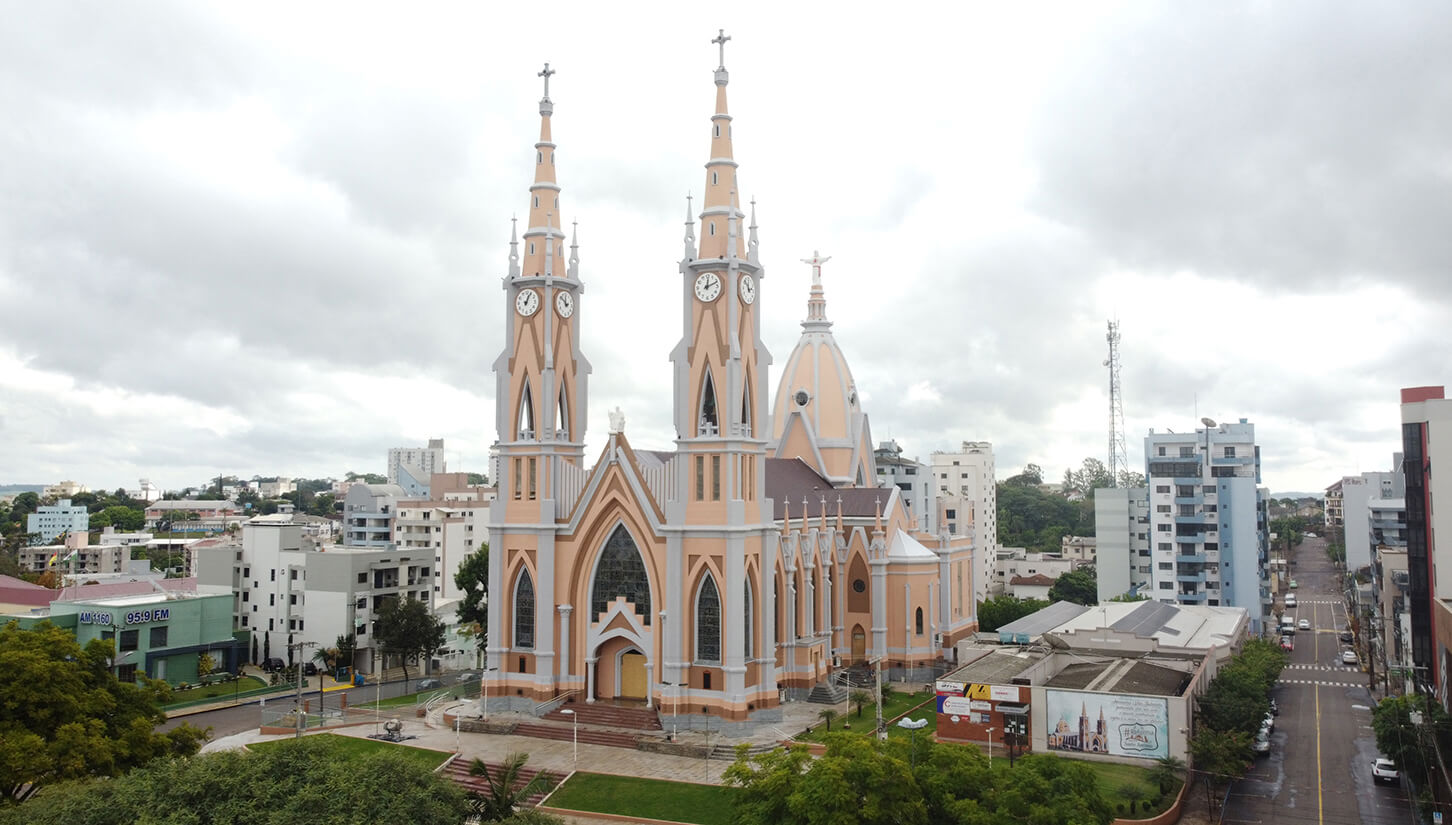 Foto panorâmica da Cascata da Harmonia